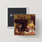 Behoud van jam vierkante button 5,1 cm (Voorkant /achterkant)