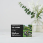 Behoud van Wall Company Visitekaartje (Staand voorkant)