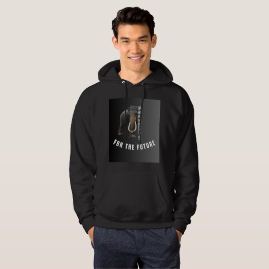 Behoud voor de toekomst van de olifant hoodie (Voorkant volledig)