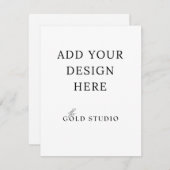 Behuizing Kaart Blank Sjabloon (4.25 x 5.5) (Voorkant / Achterkant)