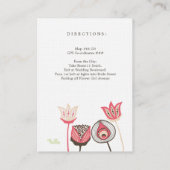 Behuizing Kaarten Routebeschrijving Receptie Trouw (Achterkant)