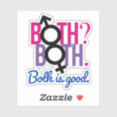 Beide. Beide? Beide zijn goed Sticker (Vel)