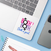 Beide. Beide? Beide zijn goed Sticker (Laptop met iPhone)