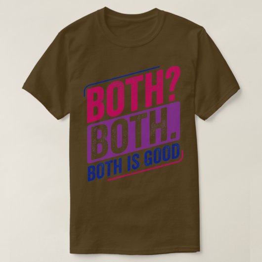 Beide Bi Pride Bisexual Bisexuality Flag T-shirt (Design voorkant)