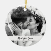 Beide Sides Wedding Photo Ornamenten Keepomwille G (Voorkant)