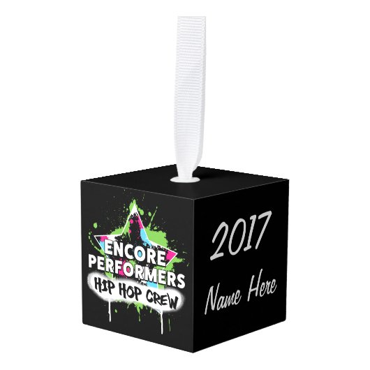 beide TEAMS Cube Ornament (Voorkant hoekig)