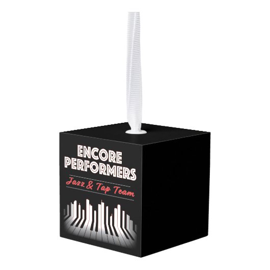 beide TEAMS Cube Ornament (Achter hoekig)