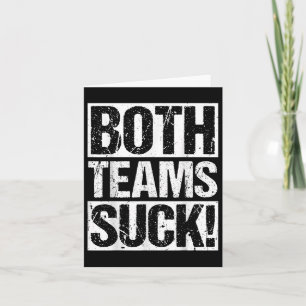 Beide Teams Zijn Belabberd! Sportverklaring Humor  Kaart