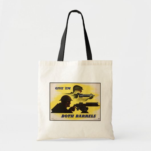 Beide vaten, leger & industrie, oorlogsinspanning tote bag (Voorkant)