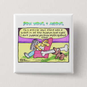 BEIDE WOWS EN MEOWS - In dit artikel staat: ... Vierkante Button 5,1 Cm