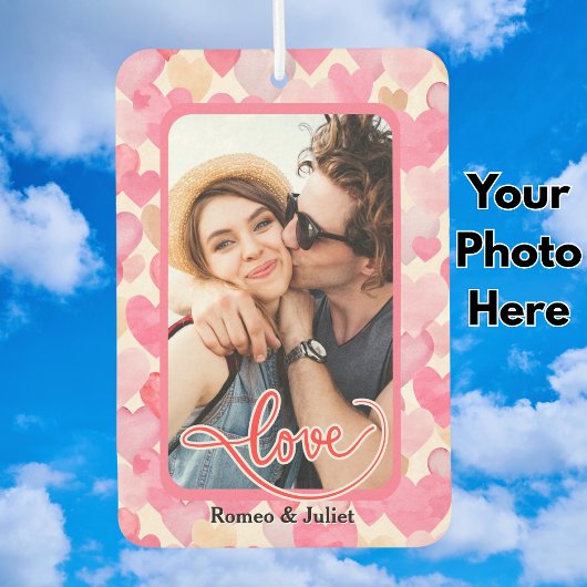 Beide zijden dezelfde fotoauto luchtverfrisser