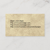 Beide zijden van Stone & Locomotive Tekening aanpa Visitekaartje (Achterkant)