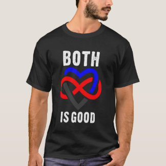 Beide zijn goede Infinity Heart Polyamory Pride T-shirt