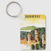 Beieren, Duitsland, Duits Kasteel Oude Reis Kunst Sleutelhanger (Voorkant)