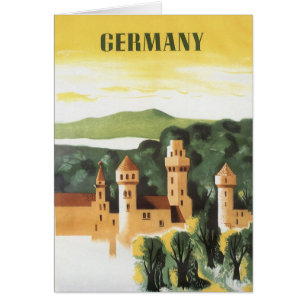 Beieren, Duitsland, Duits Kasteel Vintage Reis Kun