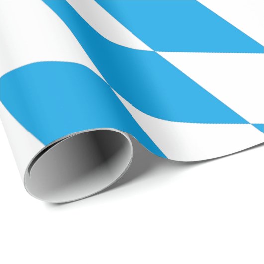 Beieren Germany Diamond Flag Design Cadeaupapier (Rol Hoek)