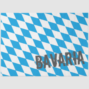 Beieren Germany Diamond Flag Design Tissuepapier