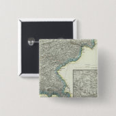 Beieren, Passau Vierkante Button 5,1 Cm (Voorkant /achterkant)