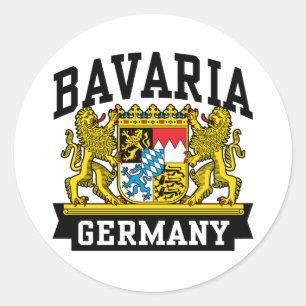 Beieren Ronde Sticker