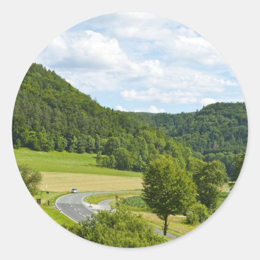 Beieren Ronde Sticker (Voorkant)