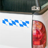 Beieren - vlag van hoge kwaliteit bumpersticker (Op Truck)
