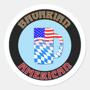 Beiers-Amerikaanse Stein Ronde Sticker