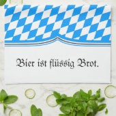 Beiers Blue White Theedoek (Gevouwen)