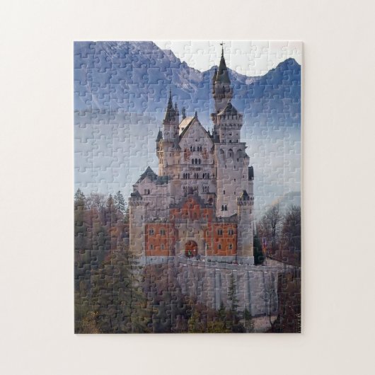 Beiers Castle Neuschwanstein in de winter Legpuzzel (Verticaal)