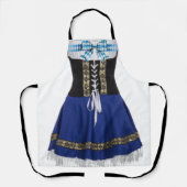 Beiers Oktoberfest Dirndl Schort (Voorkant)