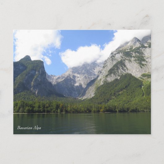 Beierse Alpen Briefkaart (Voorkant)