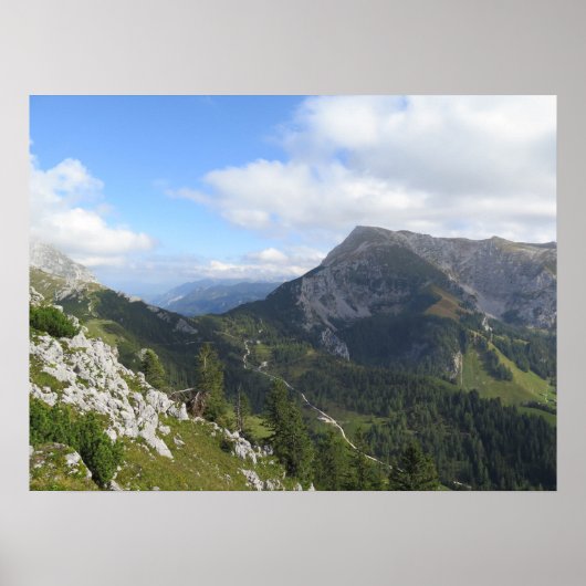 Beierse Alpen Poster (Voorkant)