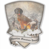 Beierse bergheuvel, kunst sticker (Voorkant)