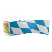 Beierse lint, embleem, patriottische, Beierse vlag Grosgrain Lint (Spoel)