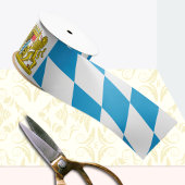Beierse lint, embleem, patriottische, Beierse vlag Grosgrain Lint
