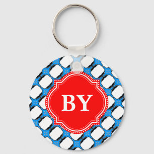 Beierse ruiten sleutelhanger