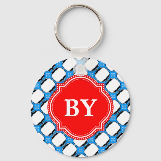 Beierse ruiten sleutelhanger (Voorkant)