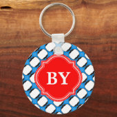 Beierse ruiten sleutelhanger (Voorkant)