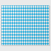 Beierse vlag blauw cadeaupapier (Vlak)