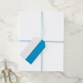 Beierse vlag cadeaulabel (Met Touw)