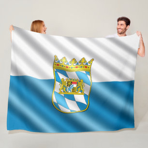 Beierse vlag fleece deken