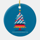 BEIERSE VLAG GEÏNSPIREERD KERAMISCH ORNAMENT (Achterkant)