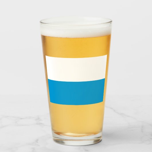 Beierse vlag glas (Voorkant gevuld)