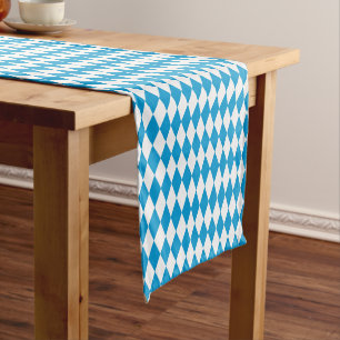 Beierse vlag Oktoberfest Korte Tafelloper