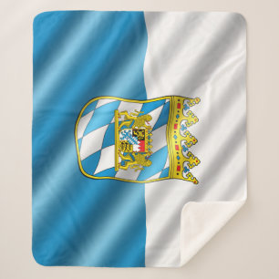 Beierse vlag sherpa deken