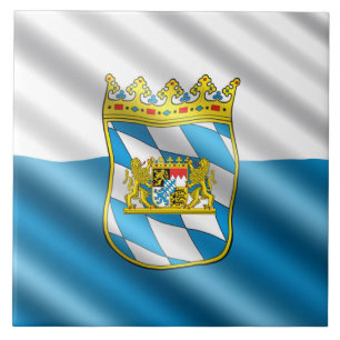 Beierse vlag tegeltje