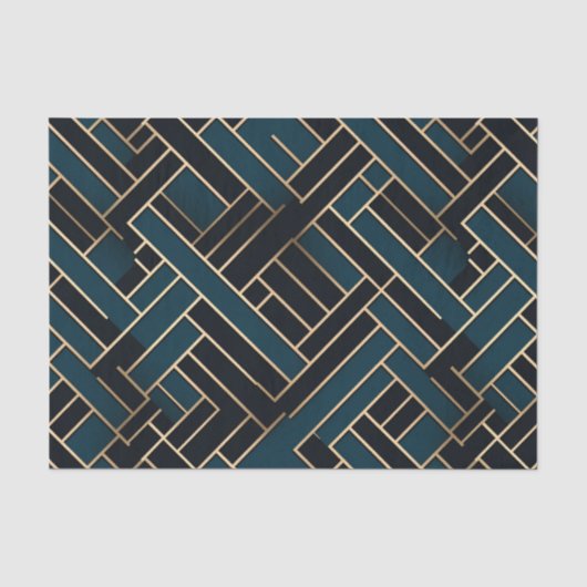 Beige Abstract Array Fernsby Tissue Paper Tissuepapier (Voorkant)