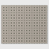 Beige and Brown Retro circular shapes Cadeaupapier (Vlak)