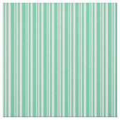 Beige & Aquamarine Lined Pattern Stof (Swatch)