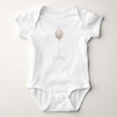 Beige ballon romper (Voorkant)