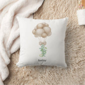 Beige ballonnen kussen (Deken)
